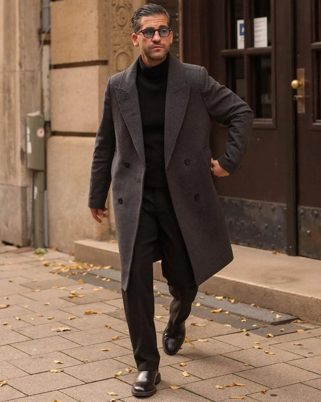 How to style turtleneck sweaters for everyday outfits during cooler Canadian weather.